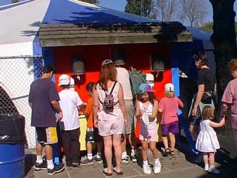 Group hand washing