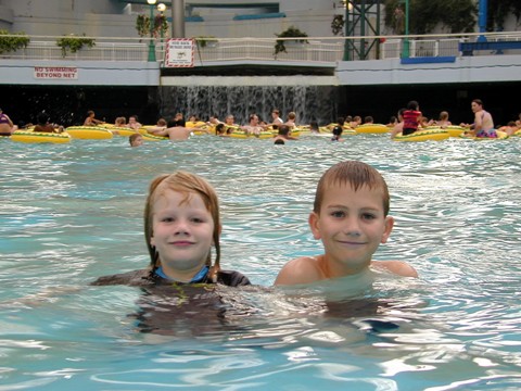 Water park at West Edmonton Mall