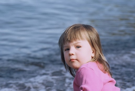 Jessica at the beach
