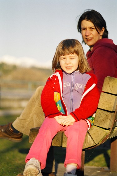 Jessica and Ellen at Rocky Point Park