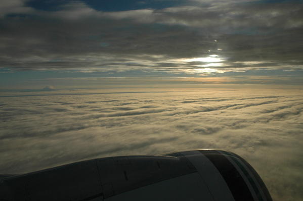 Above the clouds