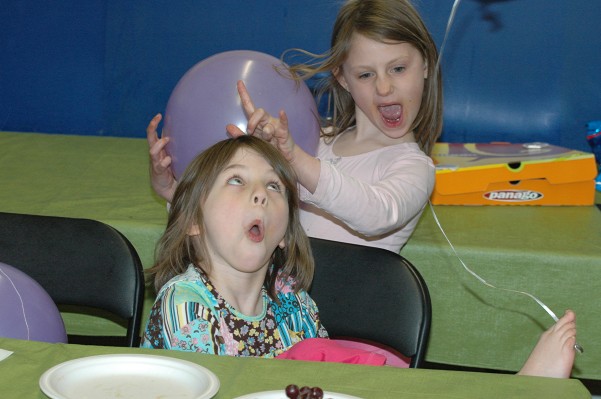 Jessica and Brianna hamming