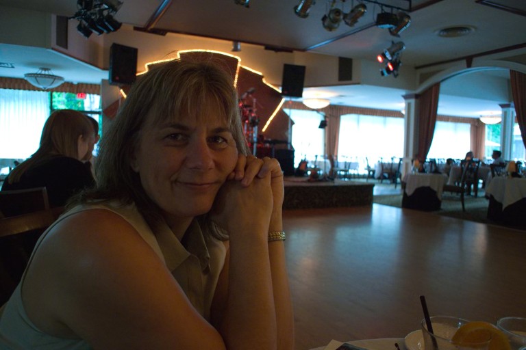 Ellen in the Copper Room