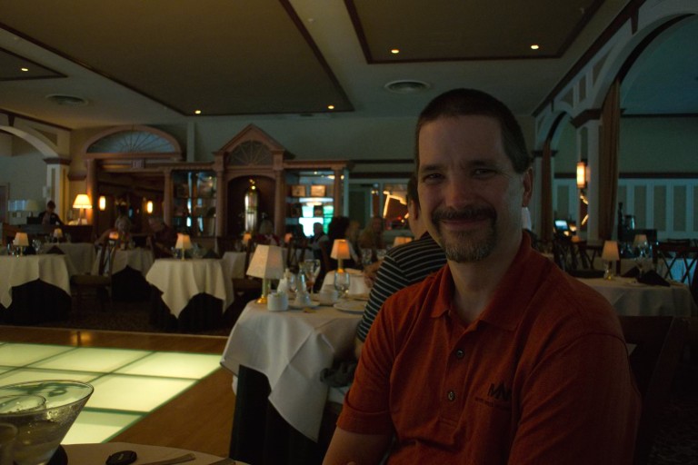 Jim in the Copper Room