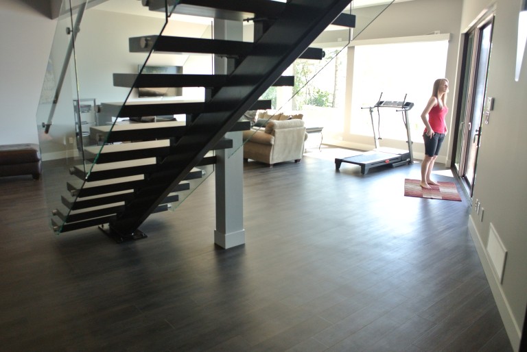 The stairs