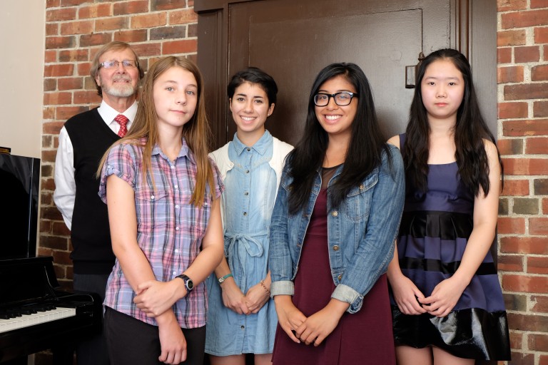 George and students