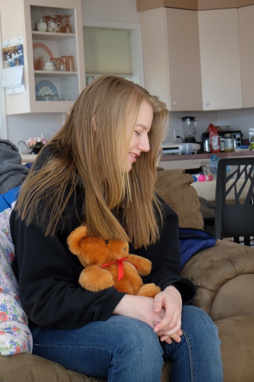 Me and my teddy.