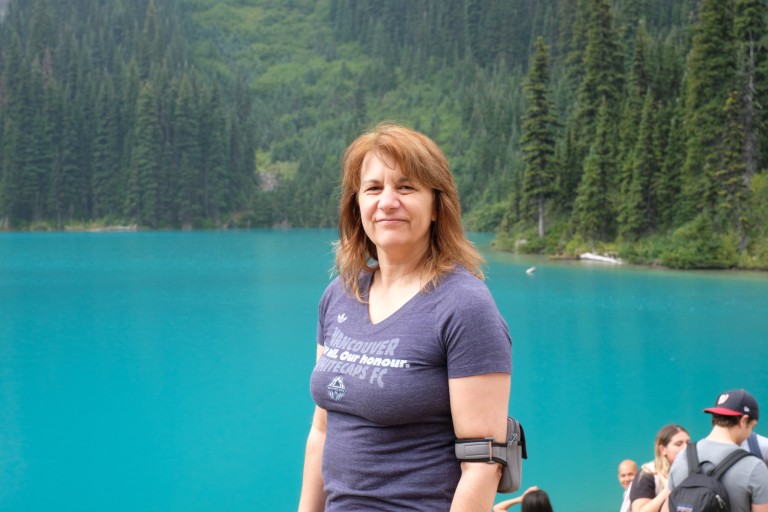 Ellen at Middle Joffre