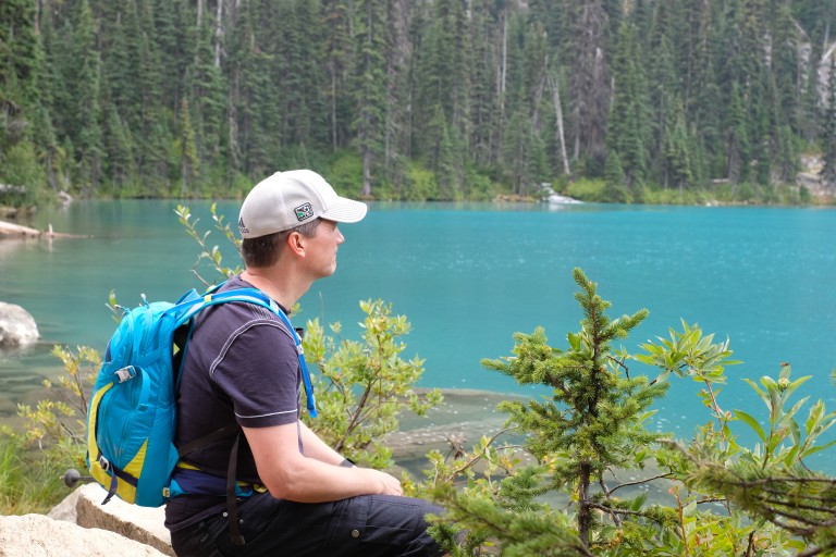 Jim at Middle Joffre