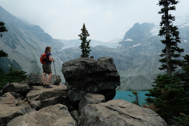 Ellen at Upper Joffre